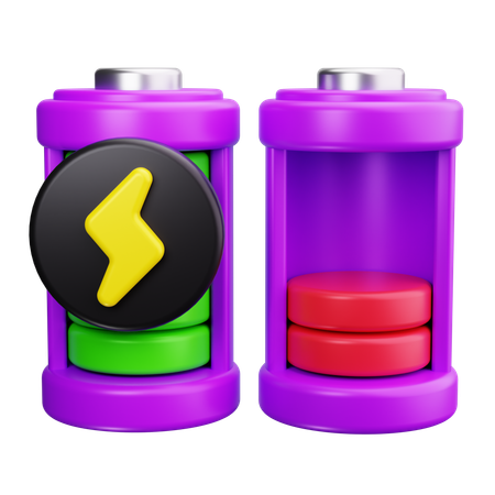 Bateria cargada  3D Icon