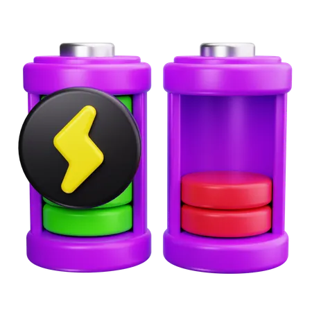 Bateria cargada  3D Icon