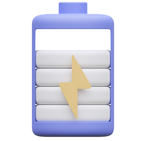 Carga da bateria  3D Icon