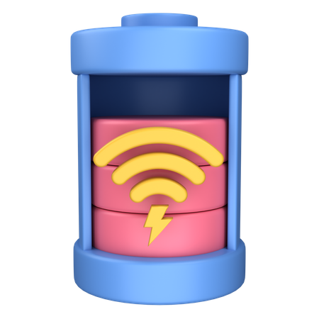 Carga de batería inteligente  3D Icon