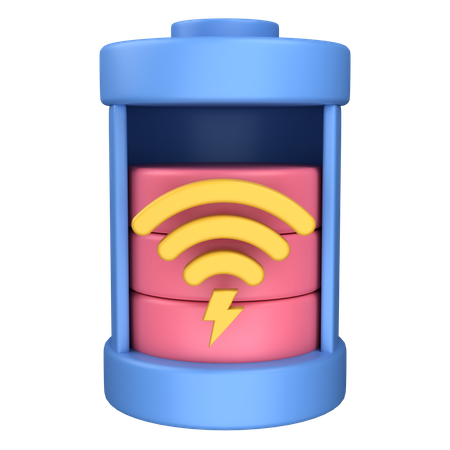 Carga de bateria inteligente  3D Icon