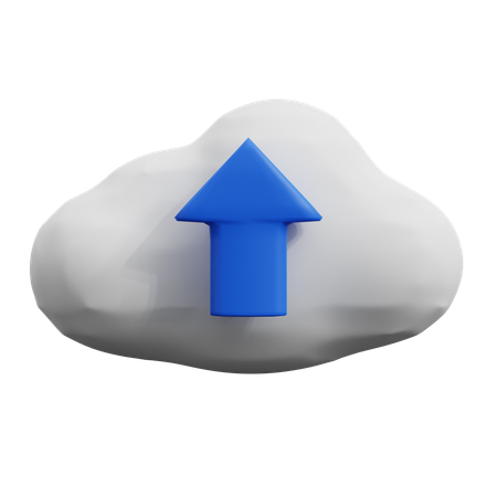 Carga en la nube  3D Icon