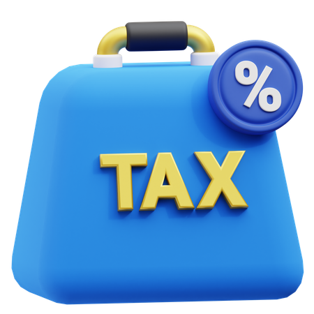 Carga tributária  3D Icon