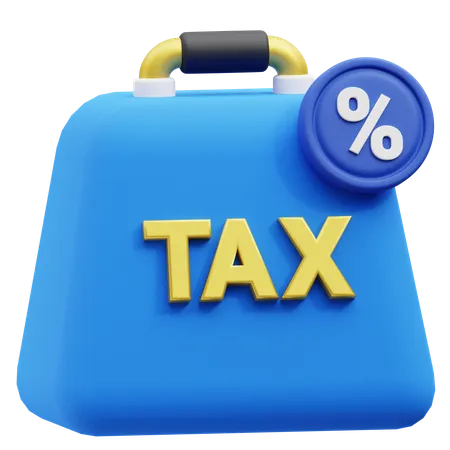 Carga tributária  3D Icon