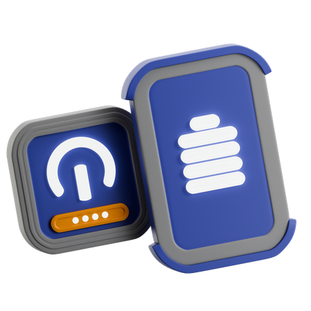 Bateria cargando  3D Icon