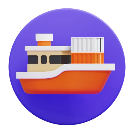 Cargo  3D Icon