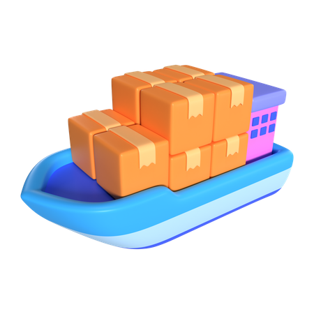 Cargo  3D Icon