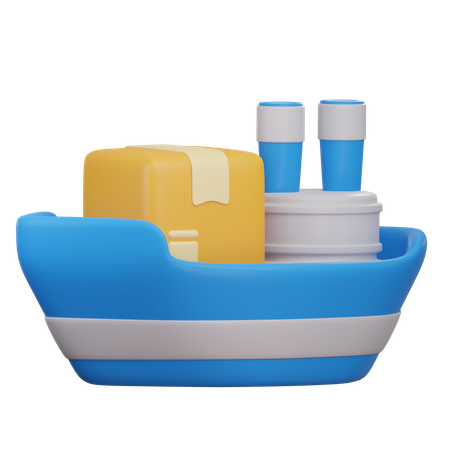 Cargo  3D Icon