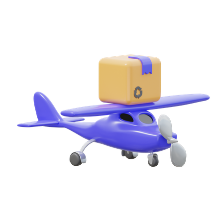 Cargo Aircraft  3D Icon