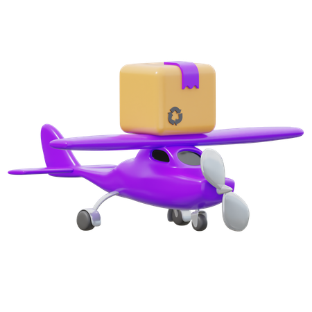 Cargo Aircraft  3D Icon