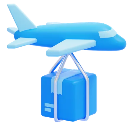 Cargo Airplane  3D Icon