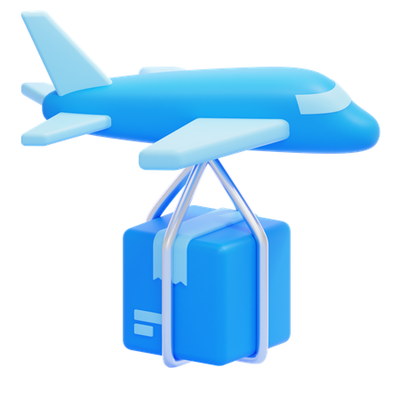 Cargo Airplane  3D Icon