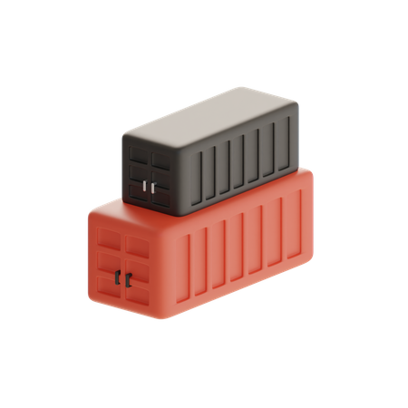 Cargo Box  3D Icon