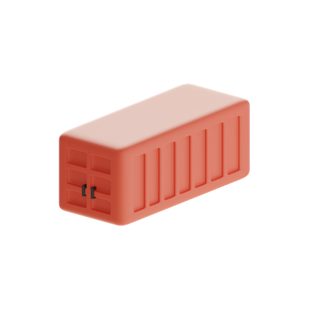 Cargo Box  3D Icon