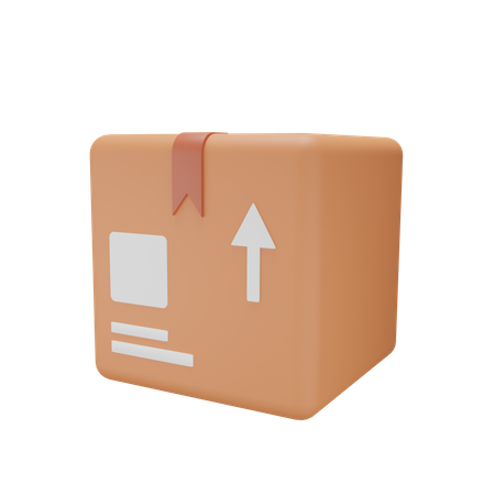 Cargo box 3D Illustration