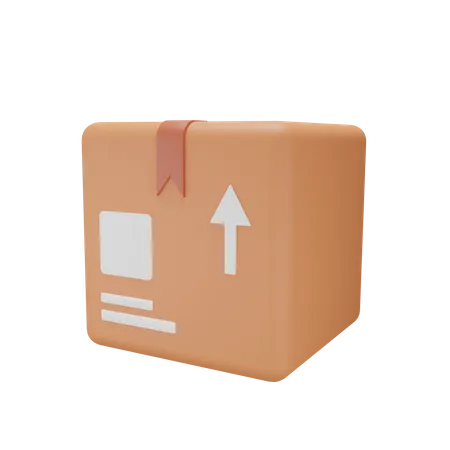 Cargo box  3D Illustration