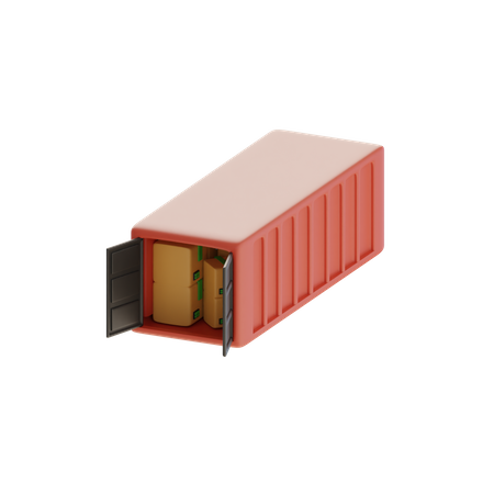 Cargo Box  3D Icon