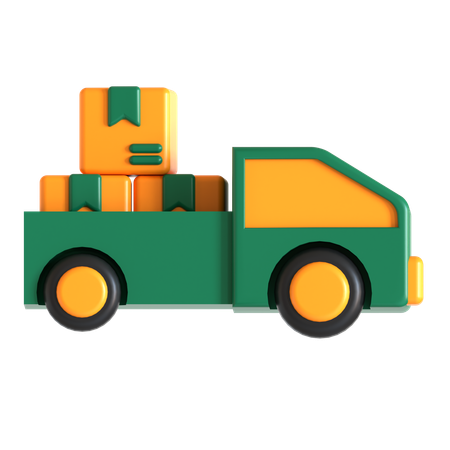 Cargo car  3D Icon