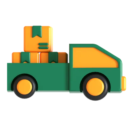 Cargo car  3D Icon