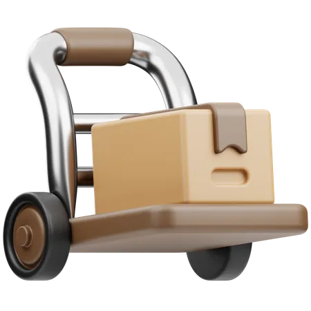 Cargo Cart  3D Icon