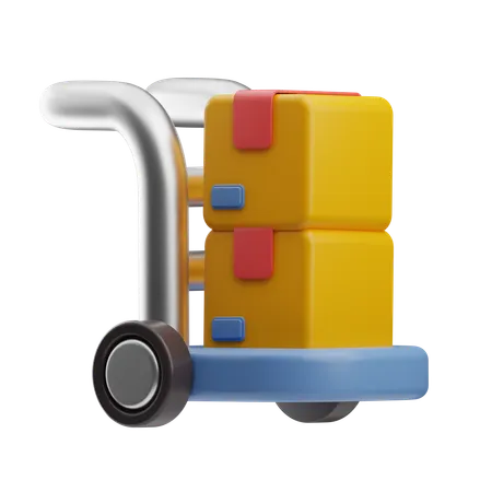 Cargo Cart  3D Icon