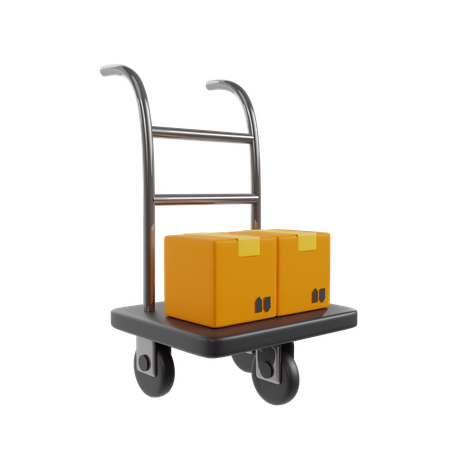 Cargo Cart  3D Icon