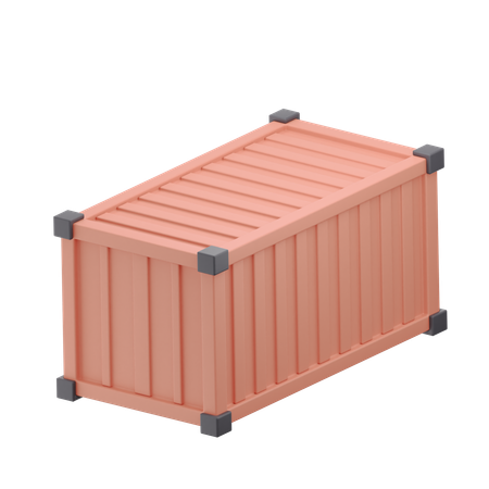 Cargo Container  3D Icon