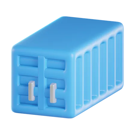 Cargo Container  3D Icon