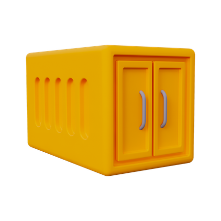 Cargo Container  3D Icon