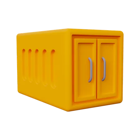 Cargo Container  3D Icon