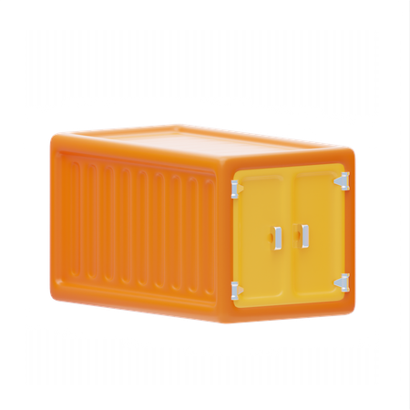 Cargo Container  3D Icon