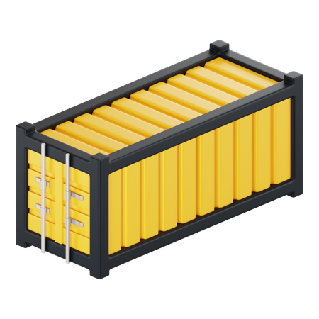 Cargo Container  3D Icon