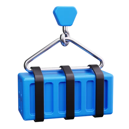 Cargo Container  3D Icon