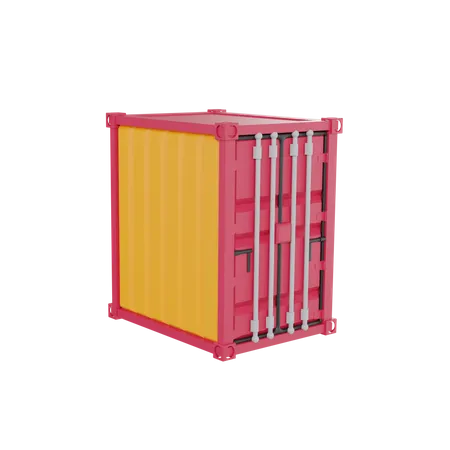 Cargo Container  3D Icon