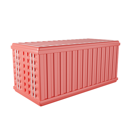 Cargo Container  3D Icon
