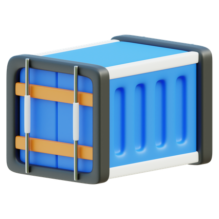 Cargo Container  3D Icon