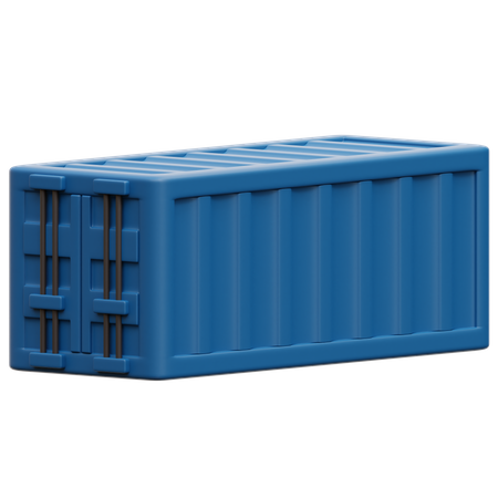 Cargo Container  3D Illustration