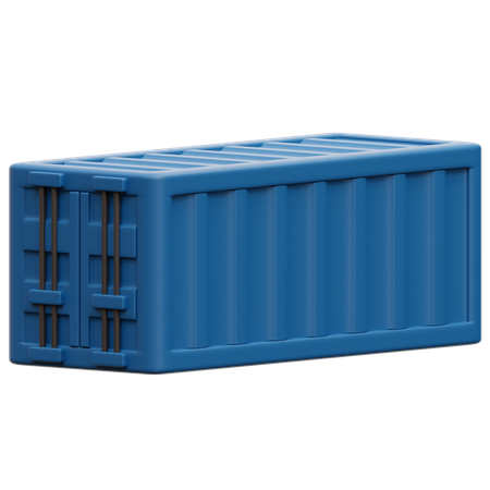 Cargo Container 3D Illustration