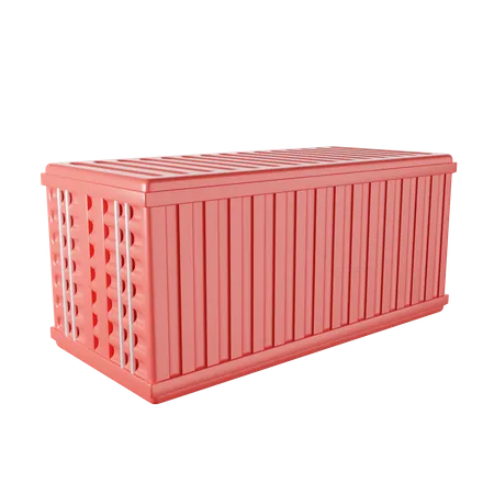 Cargo Container  3D Illustration