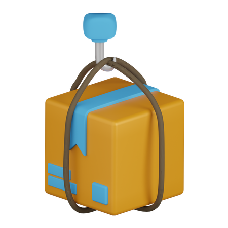 Cargo Crane  3D Icon