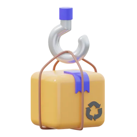 Cargo Crane  3D Icon