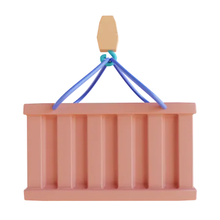 Cargo Crane  3D Icon