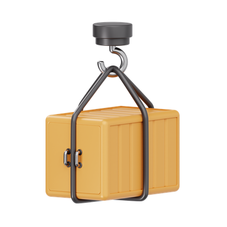 Cargo Crane  3D Icon