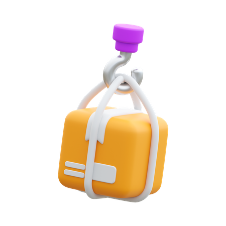 Cargo Crane  3D Icon