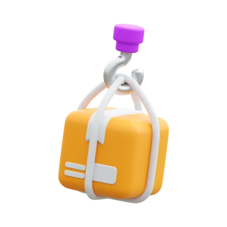 Cargo Crane  3D Icon