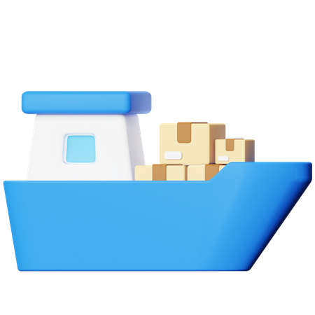 Cargo Delivery  3D Icon