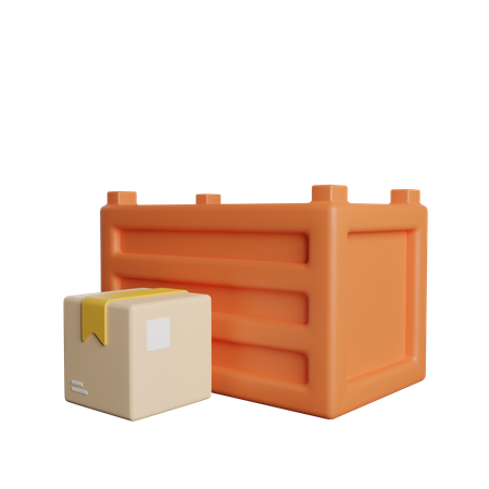 Cargo Delivery 3D Icon
