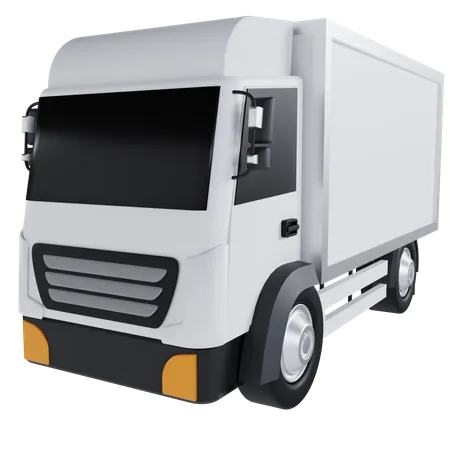 Cargo Delivery Truck  3D Icon