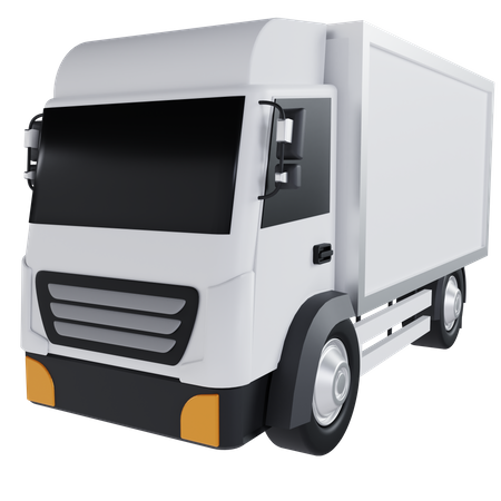 Cargo Delivery Truck  3D Icon