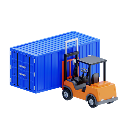 Cargo Handling  3D Icon